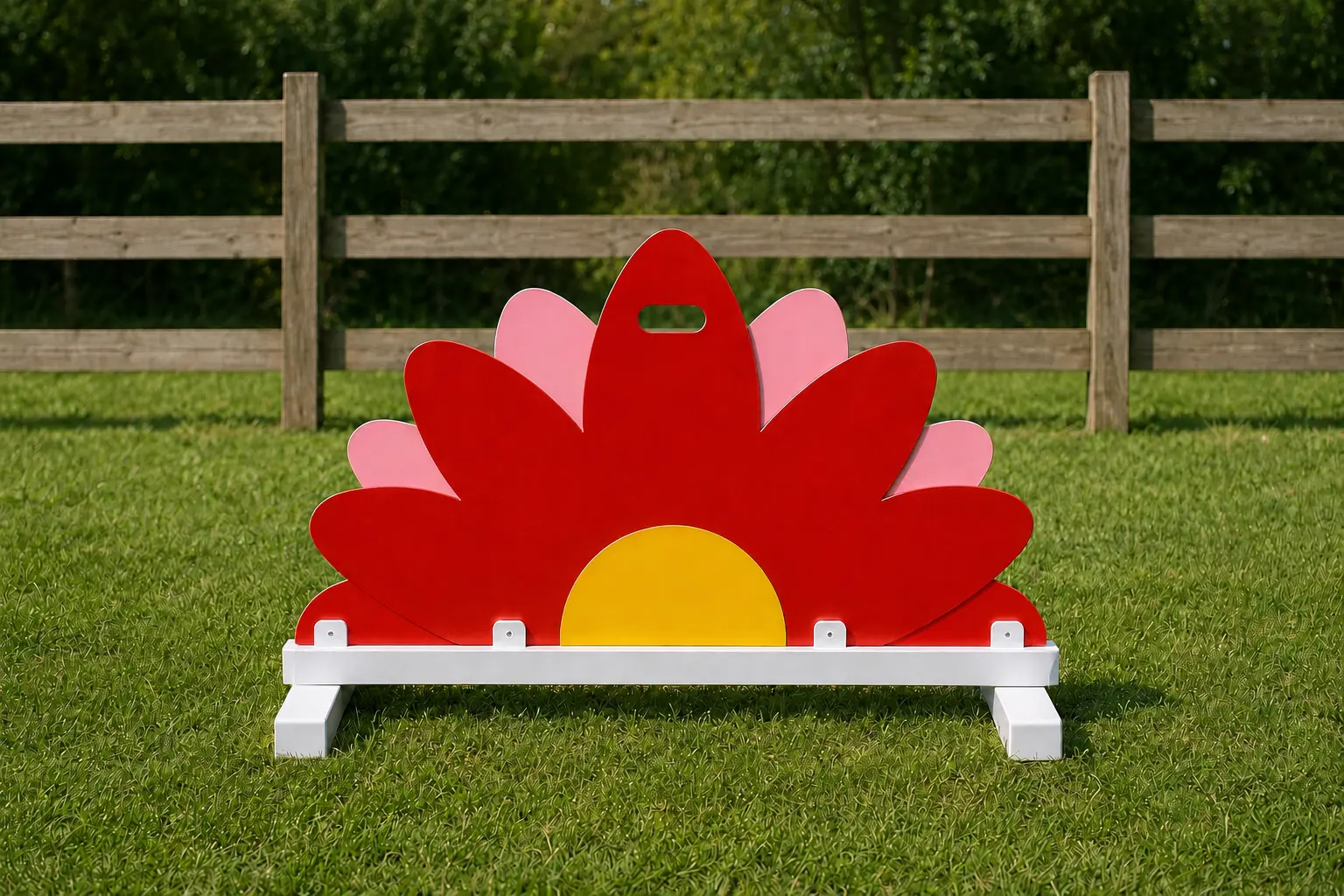 Flower Fillers — Red Flower Filler — single standing filler