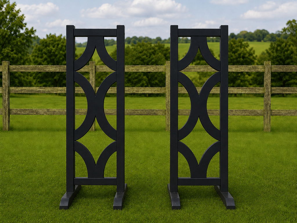 Black Moroccan — pair of aluminium jump wings
