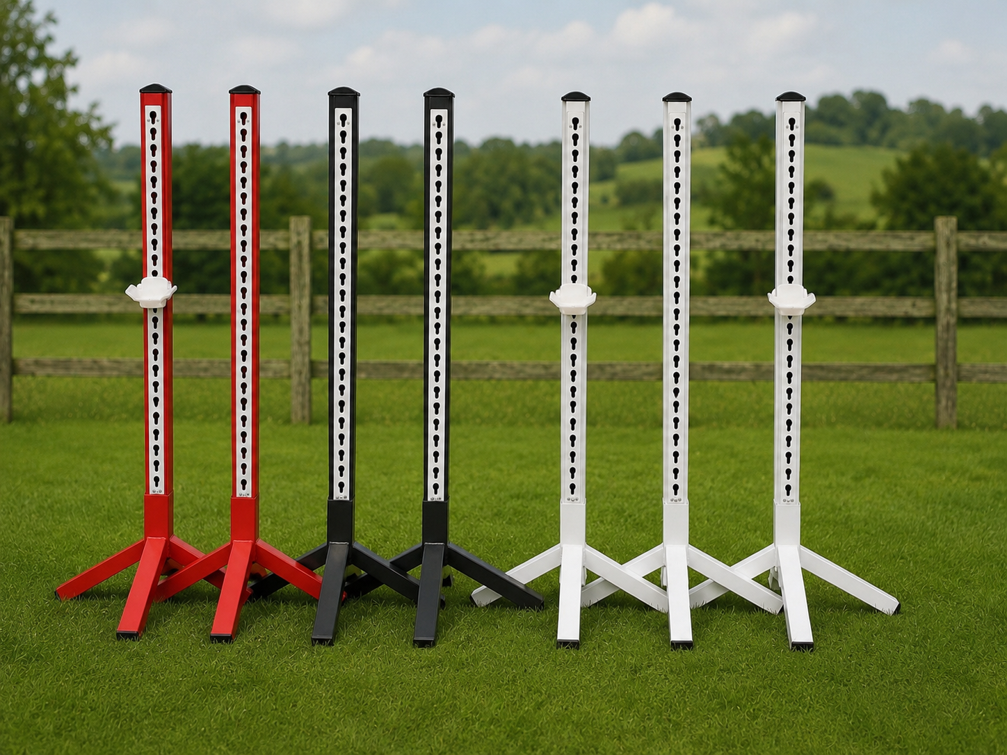 ProHorseJumps gallery — Aluminium uprights, pair