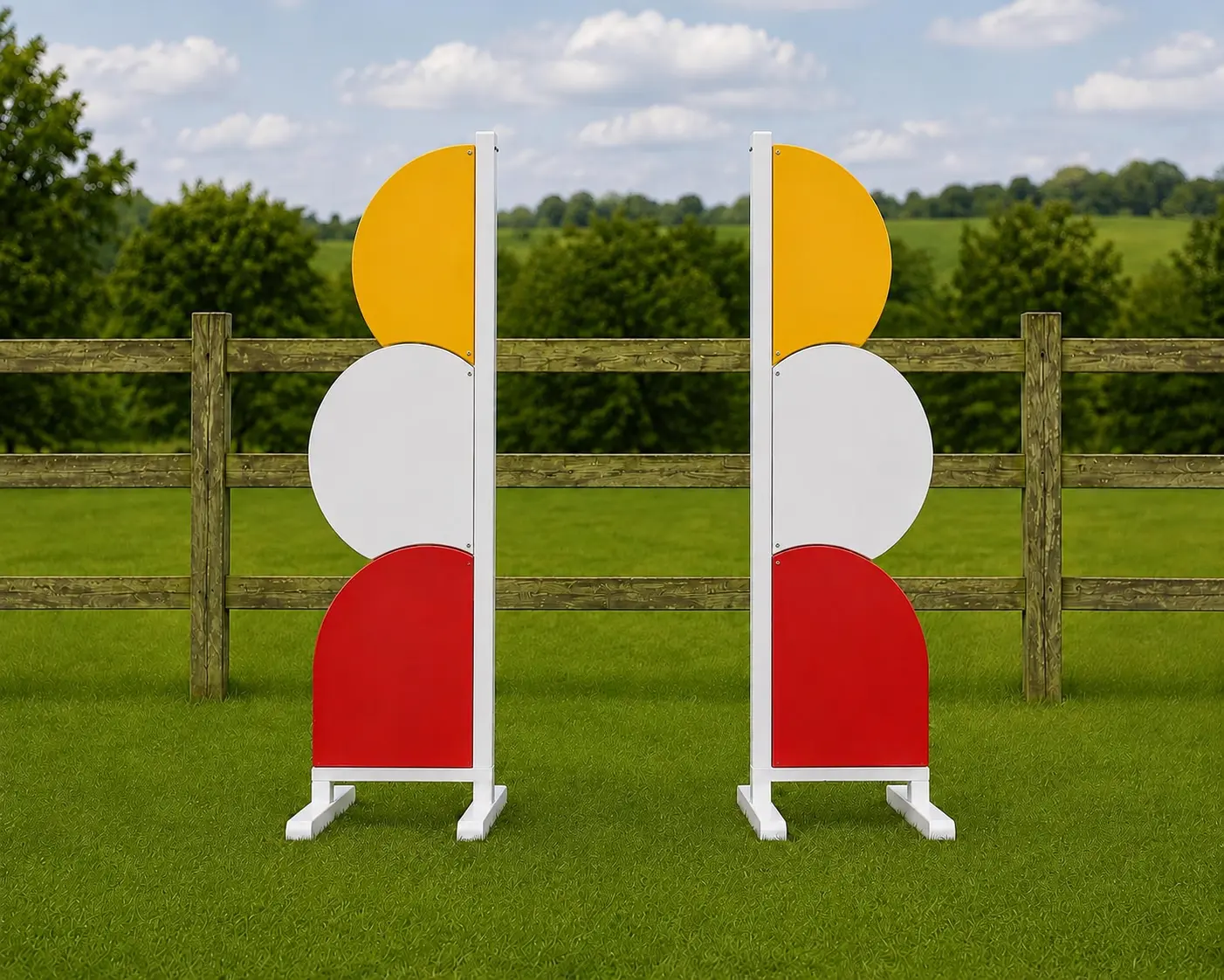 ProHorseJumps gallery — Tri-colour design wings