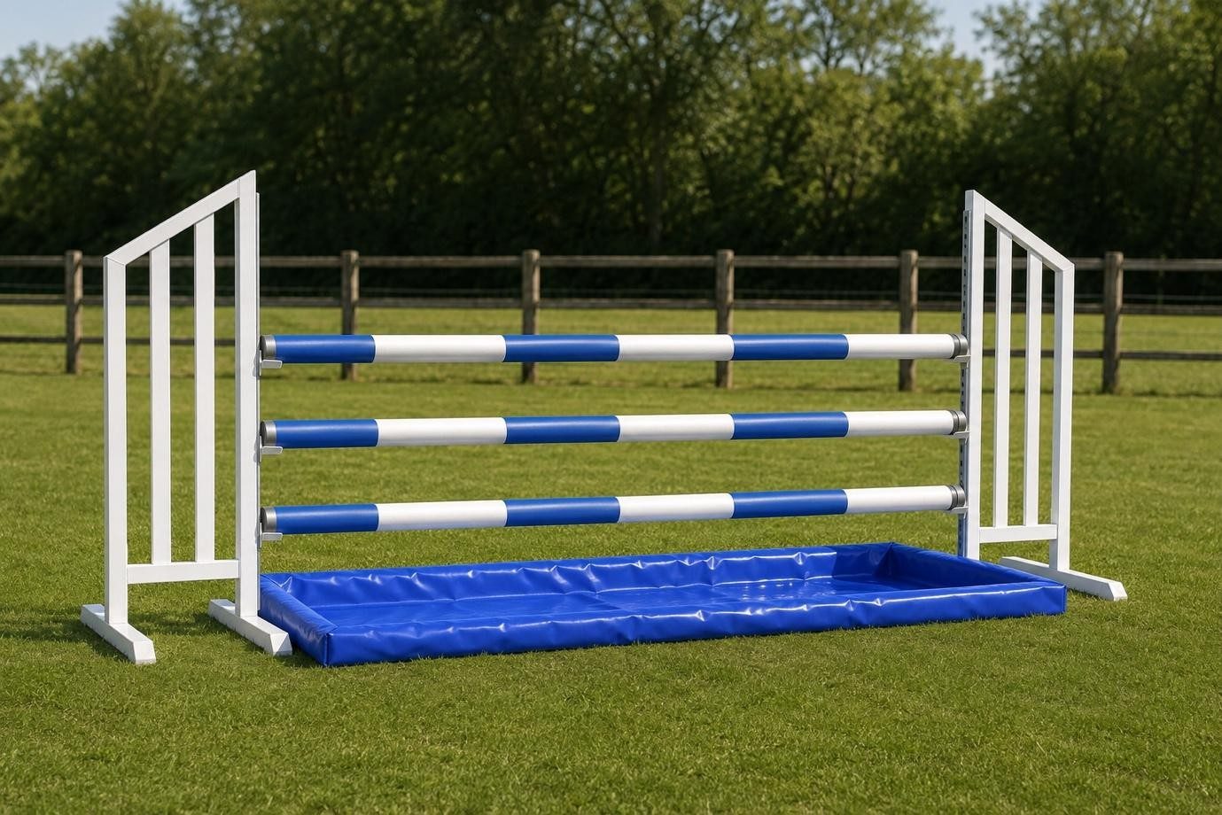 ProHorseJumps gallery — Water tray under a vertical