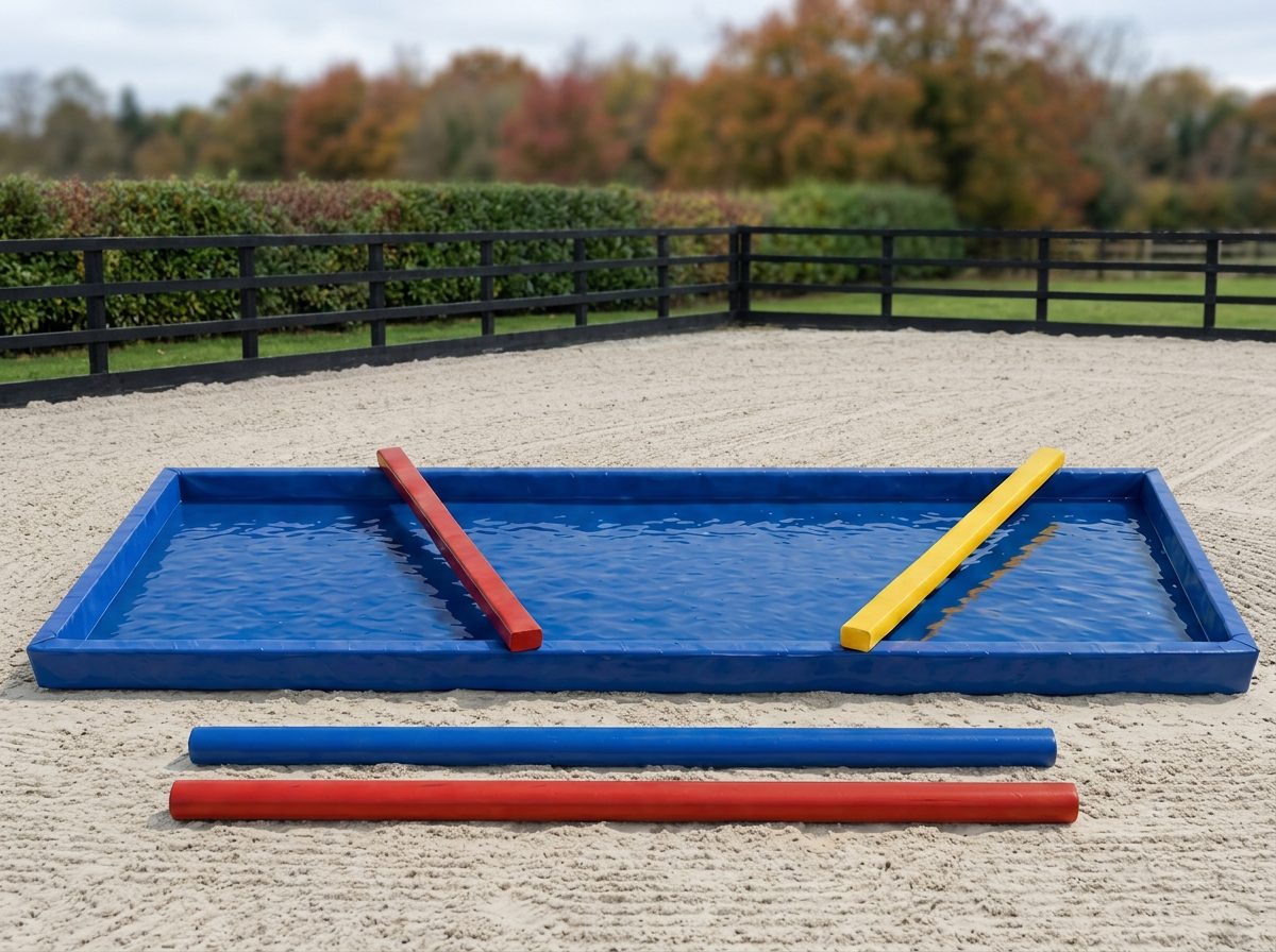 ProHorseJumps gallery — Water tray and soft poles